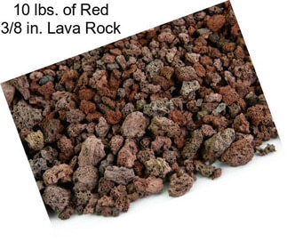 10 lbs. of Red 3/8 in. Lava Rock