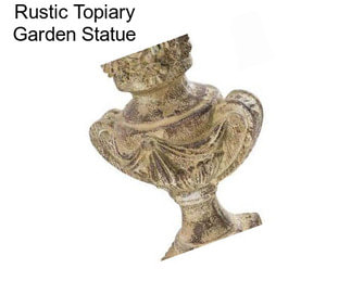 Rustic Topiary Garden Statue