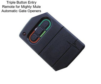 Triple Button Entry Remote for Mighty Mule Automatic Gate Openers