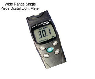 Wide Range Single Piece Digital Light Meter