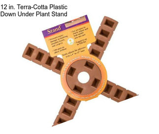 12 in. Terra-Cotta Plastic Down Under Plant Stand