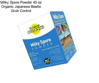 Milky Spore Powder 40 oz Organic Japanese Beetle Grub Control