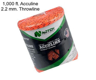 1,000 ft. Acculine 2.2 mm. Throwline