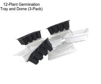 12-Plant Germination Tray and Dome (3-Pack)