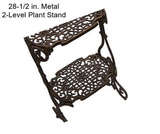 28-1/2 in. Metal 2-Level Plant Stand