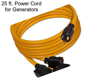 25 ft. Power Cord for Generators