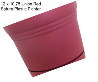 12 x 10.75 Union Red Saturn Plastic Planter