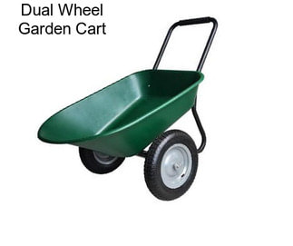 Dual Wheel Garden Cart