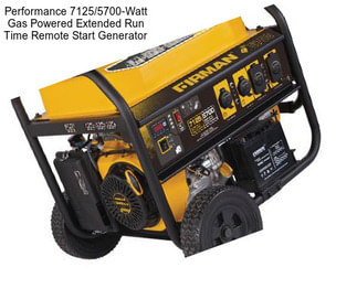 Performance 7125/5700-Watt Gas Powered Extended Run Time Remote Start Generator