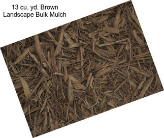 13 cu. yd. Brown Landscape Bulk Mulch