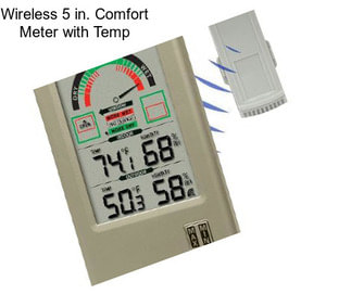 Wireless 5 in. Comfort Meter with Temp