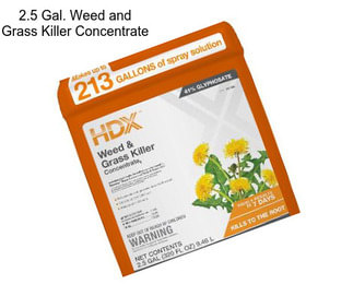 2.5 Gal. Weed and Grass Killer Concentrate