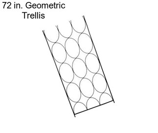 72 in. Geometric Trellis