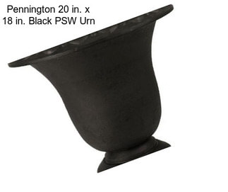 Pennington 20 in. x 18 in. Black PSW Urn