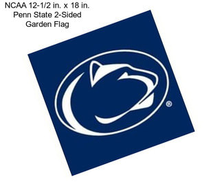 NCAA 12-1/2 in. x 18 in. Penn State 2-Sided Garden Flag