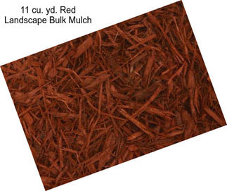 11 cu. yd. Red Landscape Bulk Mulch