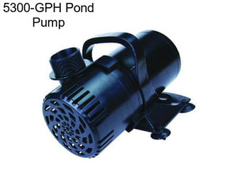 5300-GPH Pond Pump