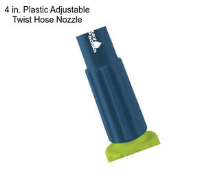 4 in. Plastic Adjustable Twist Hose Nozzle