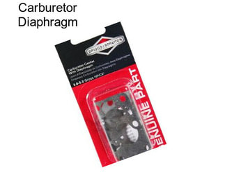 Carburetor Diaphragm