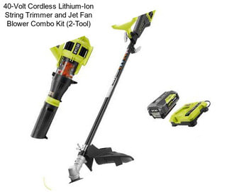 40-Volt Cordless Lithium-Ion String Trimmer and Jet Fan Blower Combo Kit (2-Tool)