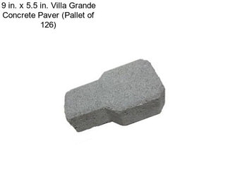 9 in. x 5.5 in. Villa Grande Concrete Paver (Pallet of 126)