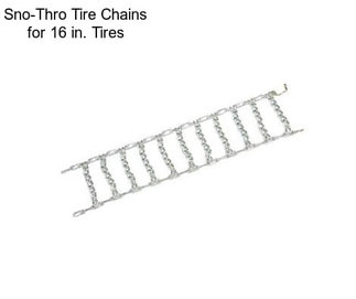 Sno-Thro Tire Chains for 16 in. Tires
