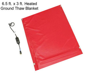 6.5 ft. x 3 ft. Heated Ground Thaw Blanket