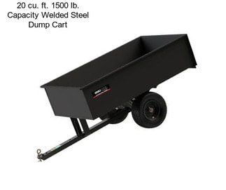 20 cu. ft. 1500 lb. Capacity Welded Steel Dump Cart