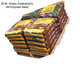 20 lb. Grass Contractor\'s All-Purpose Seed