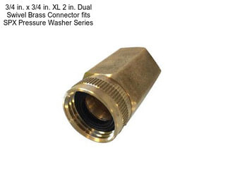3/4 in. x 3/4 in. XL 2 in. Dual Swivel Brass Connector fits SPX Pressure Washer Series