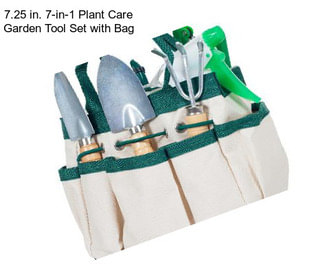 7.25 in. 7-in-1 Plant Care Garden Tool Set with Bag