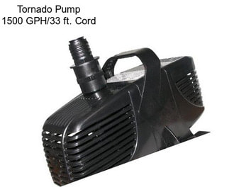 Tornado Pump 1500 GPH/33 ft. Cord
