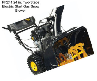 PR241 24 in. Two-Stage Electric Start Gas Snow Blower