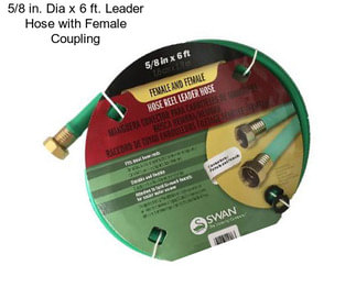 5/8 in. Dia x 6 ft. Leader Hose with Female Coupling