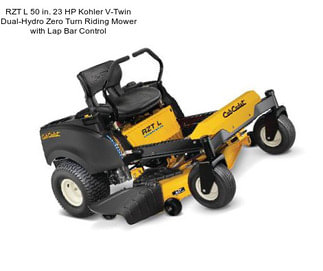 RZT L 50 in. 23 HP Kohler V-Twin Dual-Hydro Zero Turn Riding Mower with Lap Bar Control