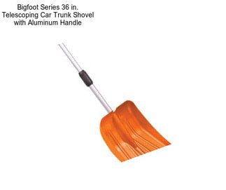 Bigfoot Series 36 in. Telescoping Car Trunk Shovel with Aluminum Handle