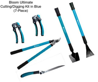 Bloom Ultimate Cutting/Digging Kit in Blue (7-Piece)