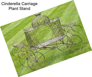 Cinderella Carriage Plant Stand