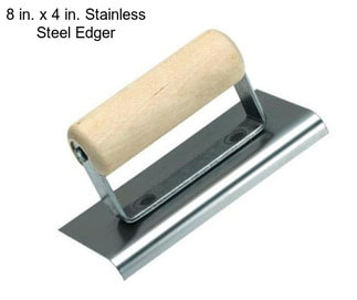 8 in. x 4 in. Stainless Steel Edger