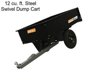 12 cu. ft. Steel Swivel Dump Cart