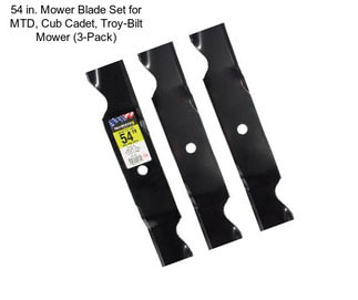 54 in. Mower Blade Set for MTD, Cub Cadet, Troy-Bilt Mower (3-Pack)