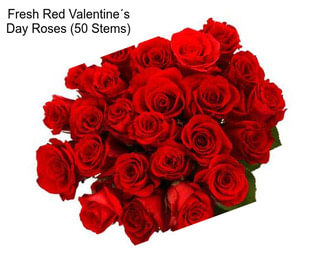 Fresh Red Valentine´s Day Roses (50 Stems)