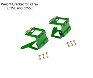 Weight Bracket for ZTrak Z335E and Z355E