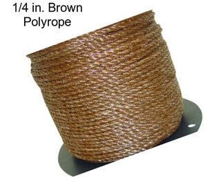 1/4 in. Brown Polyrope