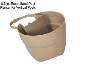 8.5 in. Resin Sand Post Planter for Vertical Posts