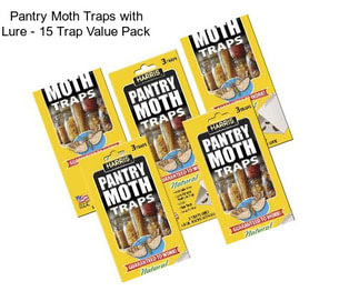 Pantry Moth Traps with Lure - 15 Trap Value Pack