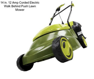 14 in. 12 Amp Corded Electric Walk Behind Push Lawn Mower