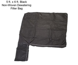 5 ft. x 6 ft. Black Non-Woven Dewatering Filter Bag