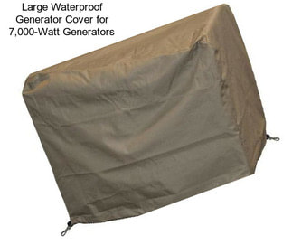 Large Waterproof Generator Cover for 7,000-Watt Generators