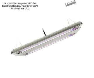 14 in. 82-Watt Integrated LED Full Spectrum High Bay Plant Grow Light Fixture (Case of 2)